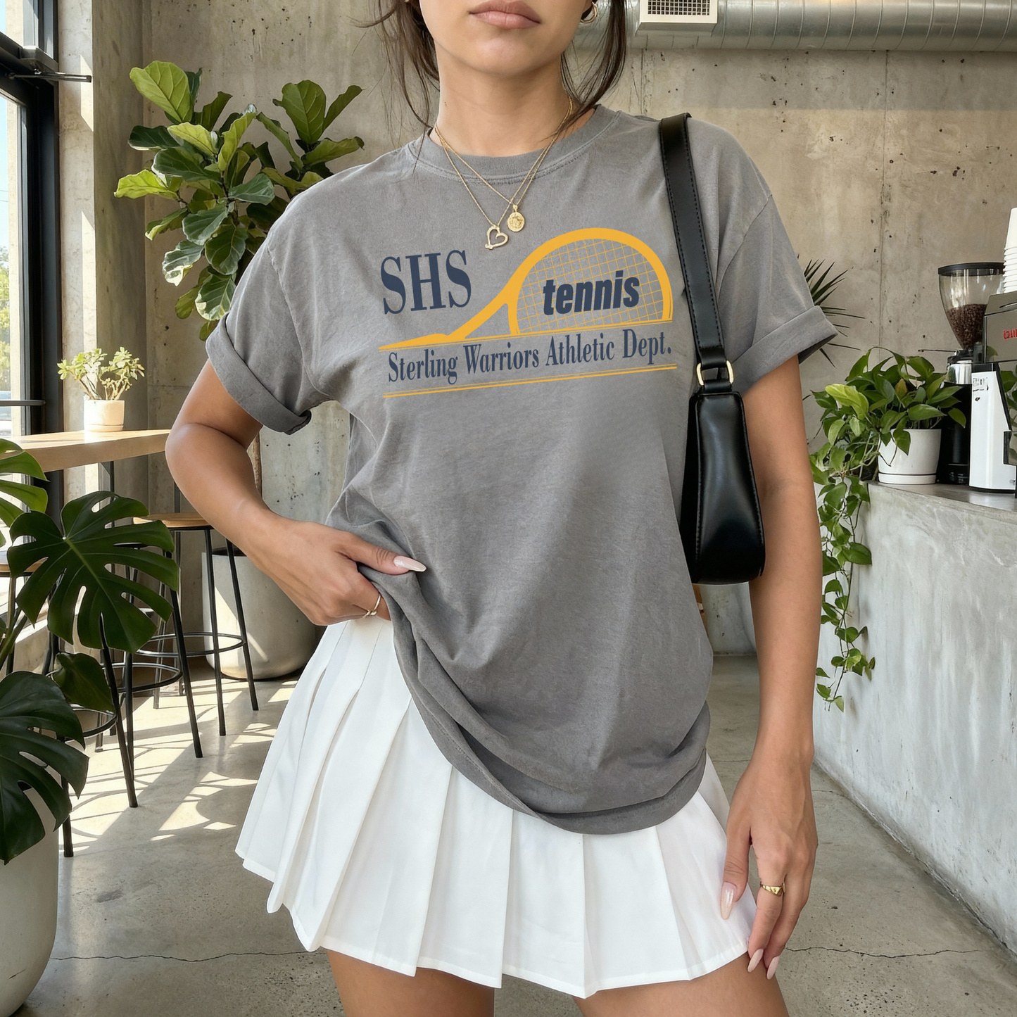 SHS Tennis Vintage Graphic T-Shirt | Sterling Warriors Athletic Dept.