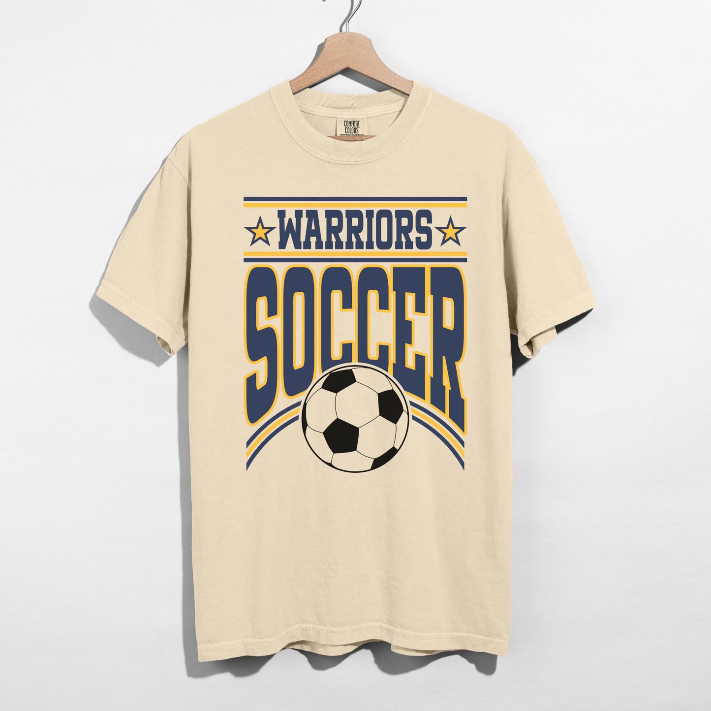 Warriors Soccer Vintage Graphic T-Shirt