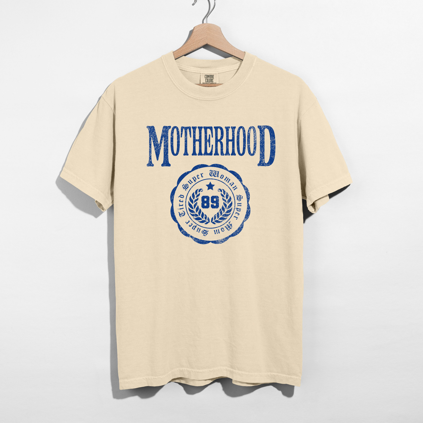 ivory motherhood graphic t shirt vintage mom tee super mom design