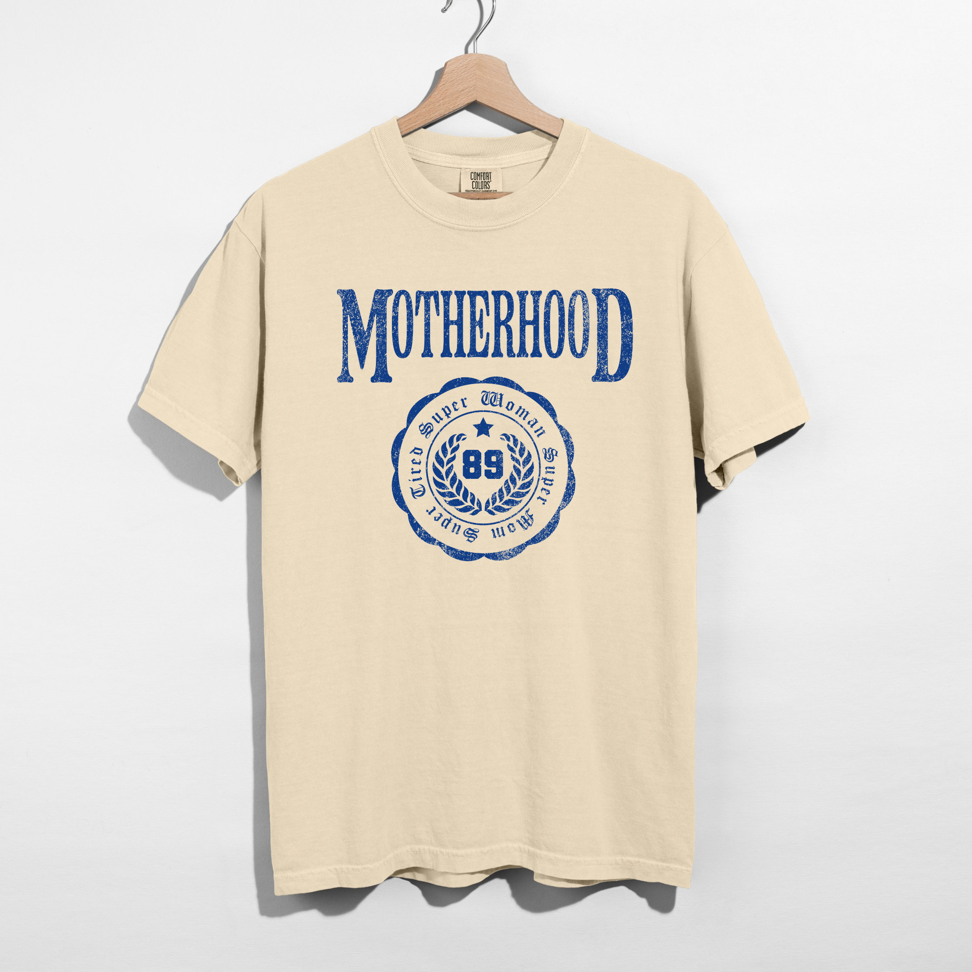 ivory motherhood graphic t shirt vintage mom tee super mom design