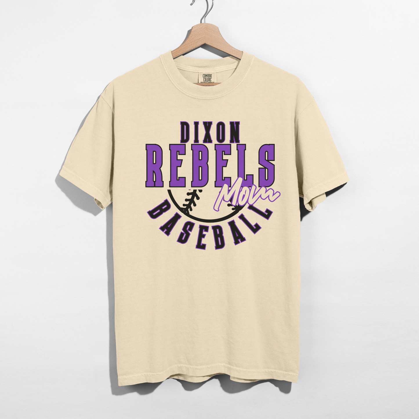 Dixon Rebels Baseball Mom Shirt