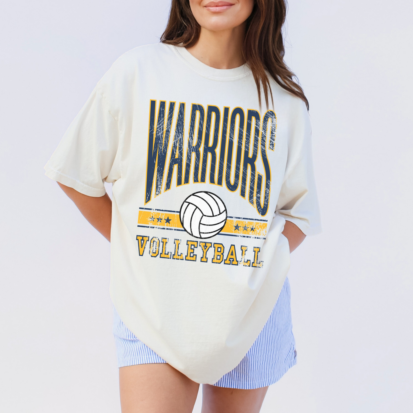 Warriors Volleyball Tee – Game Day Spirit Shirt