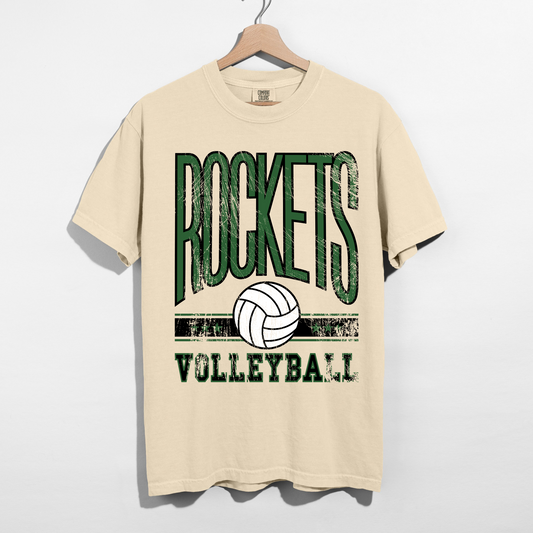 Rock Falls Rockets Volleyball Graphic Tee