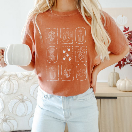 Autumn Stamp T Shirt