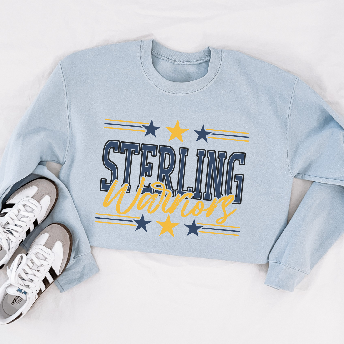 Sterling Warriors Star Crewneck | Local Game Day Sweatshirt