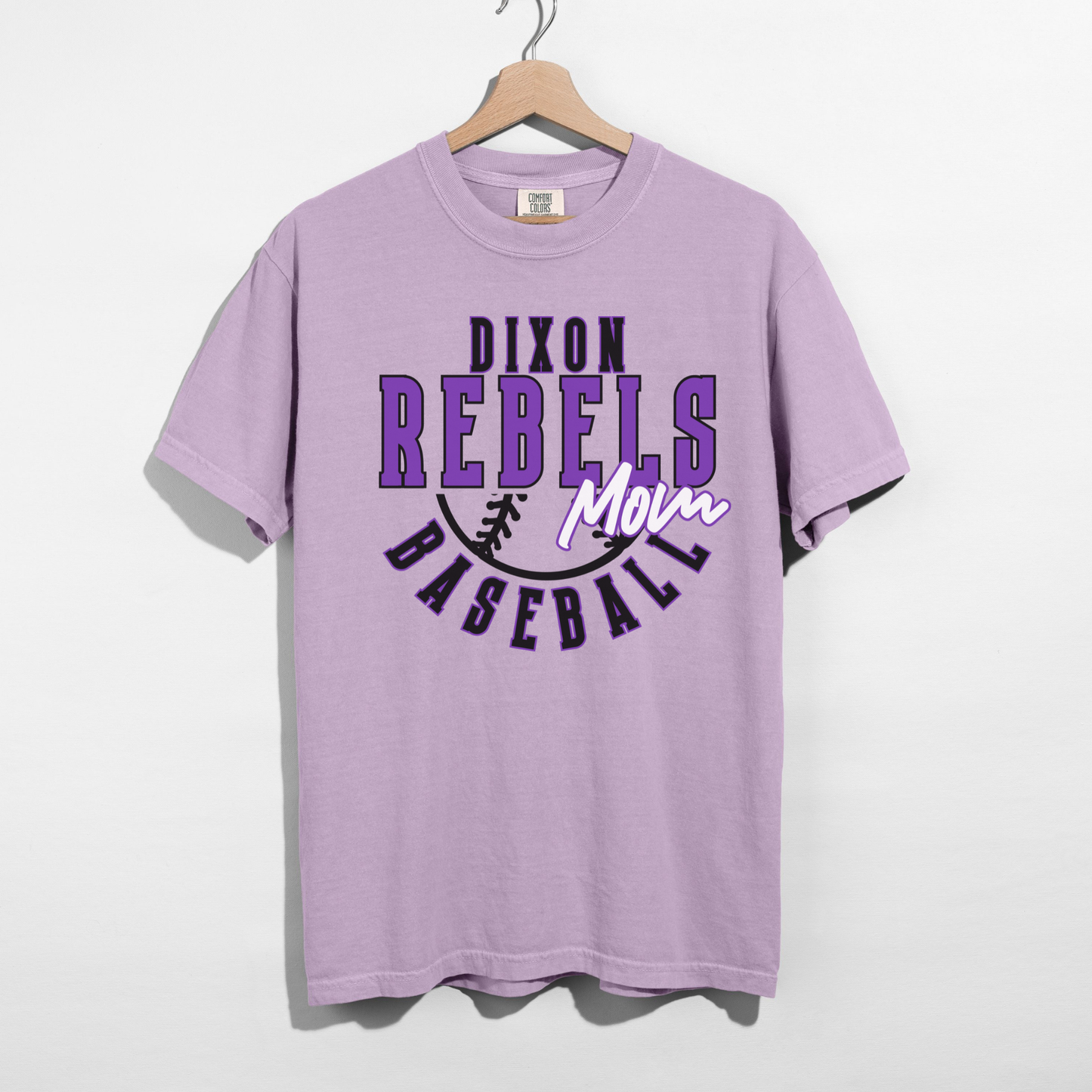 Dixon Rebels Baseball Mom Shirt