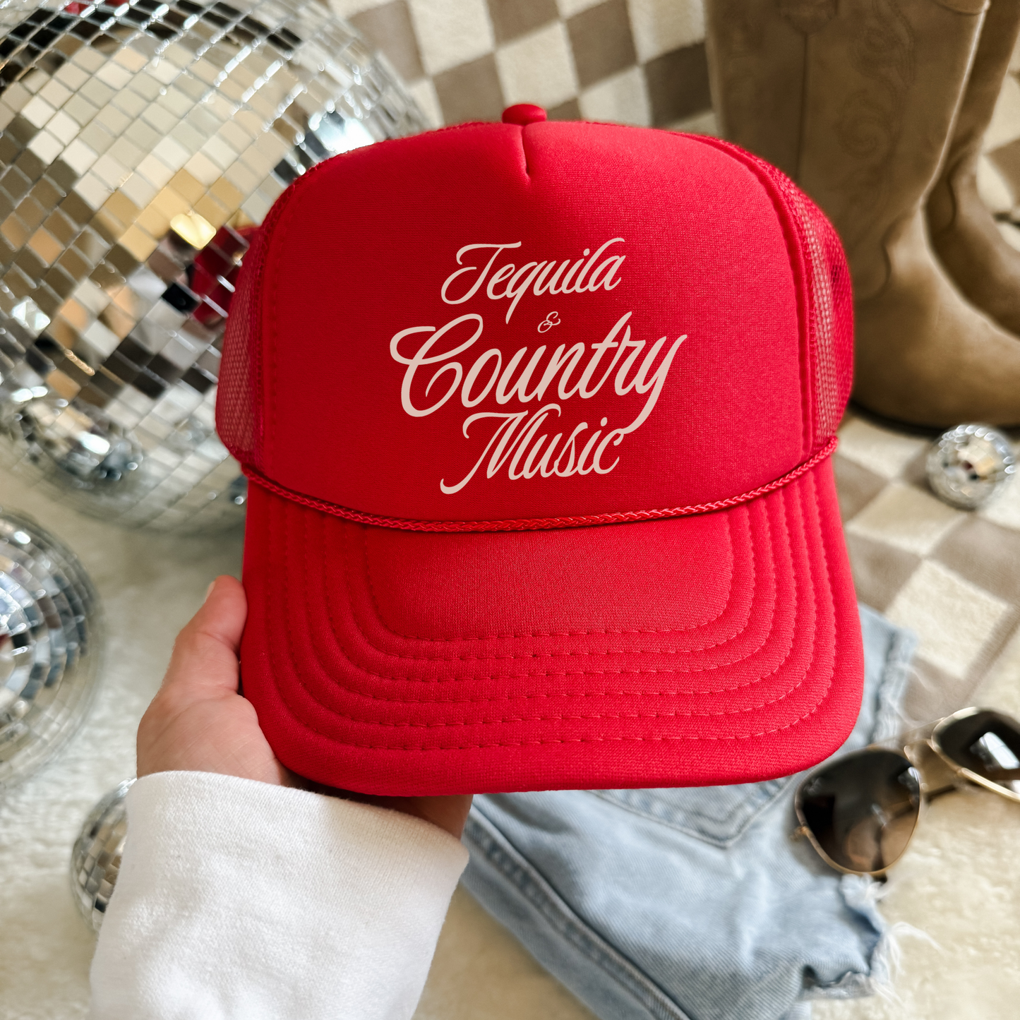 Tequila & Country Music Trucker Hat