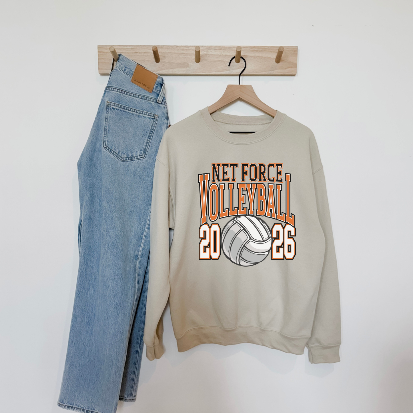 Net Force Volleyball 2026 Sweatshirt – Team Spirit Volleyball Crewneck