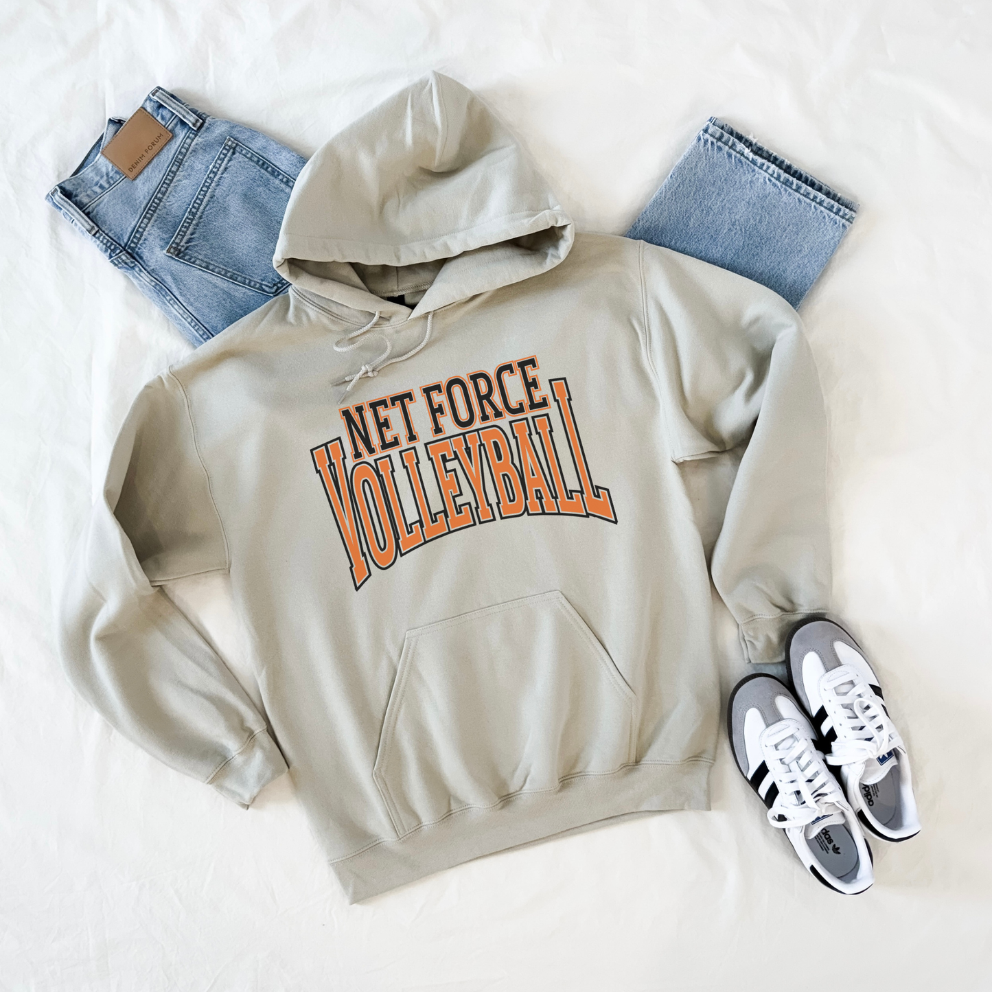 Net Force Volleyball Hoodie | Unisex Team Sweatshirt | Game Day Volleyball Apparel