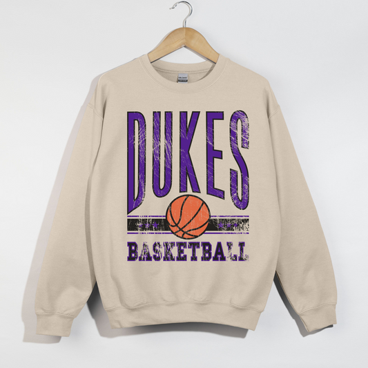 Dukes Basketball Crewneck Sweatshirt