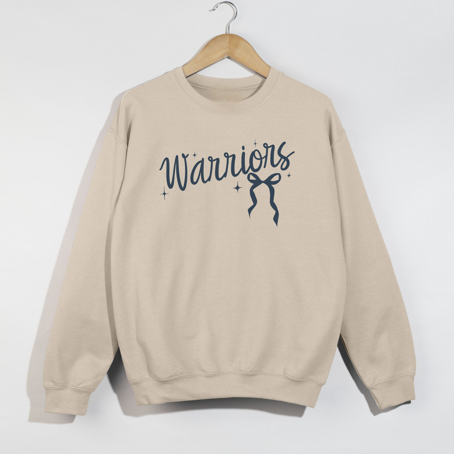 Warriors Bow Crewneck Sweatshirt | Game Day Spirit Wear