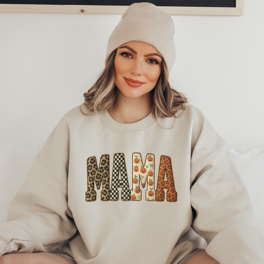 Pumpkin Patch Mama Crewneck Sweatshirt