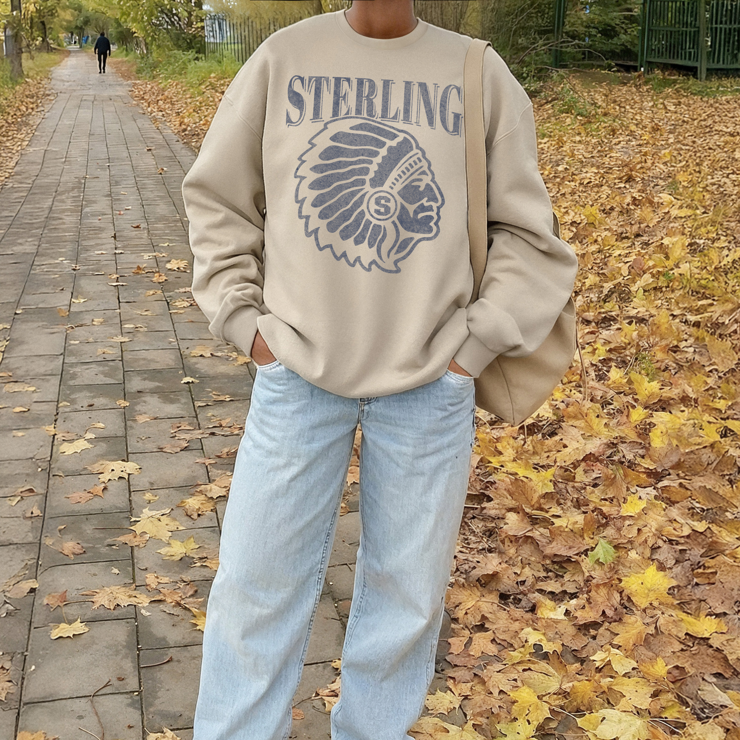 Sterling Warriors Vintage Inspired Crewneck Sweatshirt