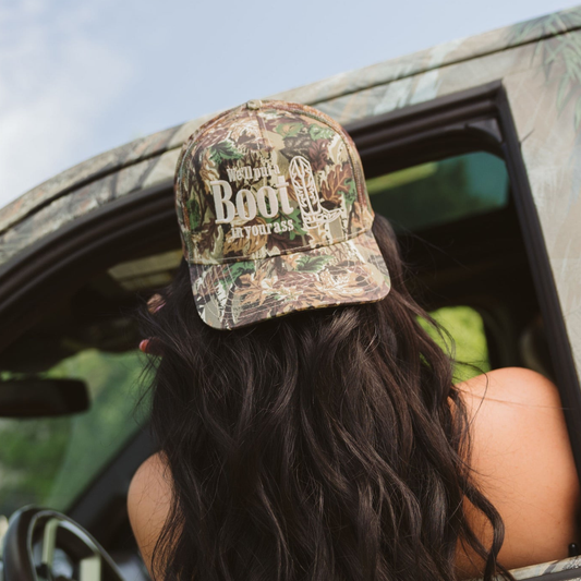 country girl camo hat truck lifestyle