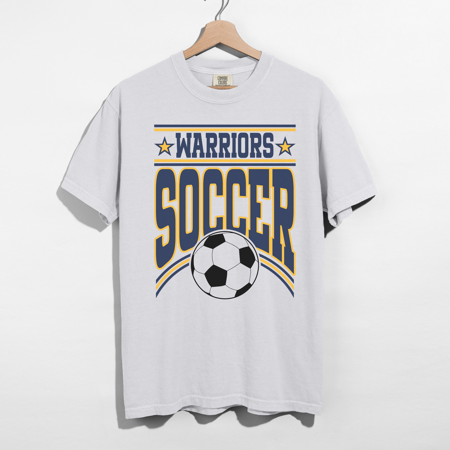 Warriors Soccer Vintage Graphic T-Shirt
