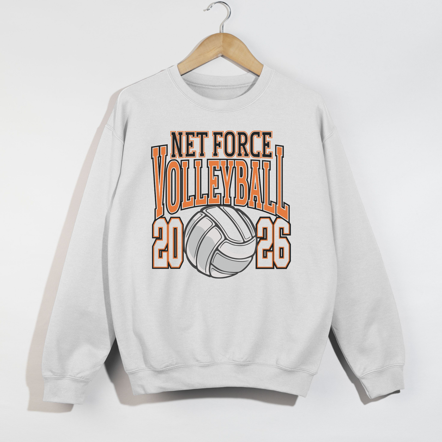 Net Force Volleyball 2026 Sweatshirt – Team Spirit Volleyball Crewneck
