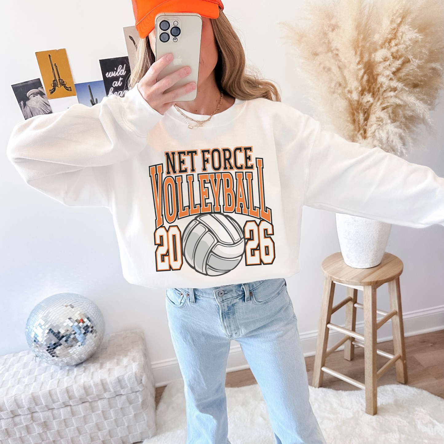 Net Force Volleyball 2026 Sweatshirt – Team Spirit Volleyball Crewneck