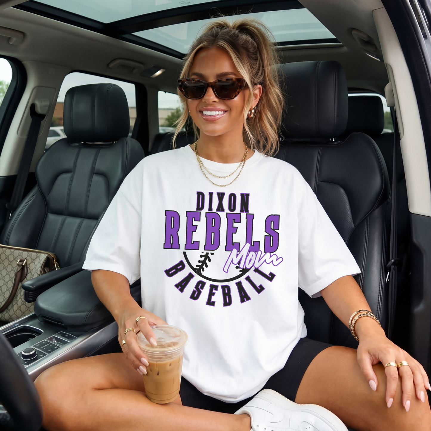 Dixon Rebels Baseball Mom Shirt