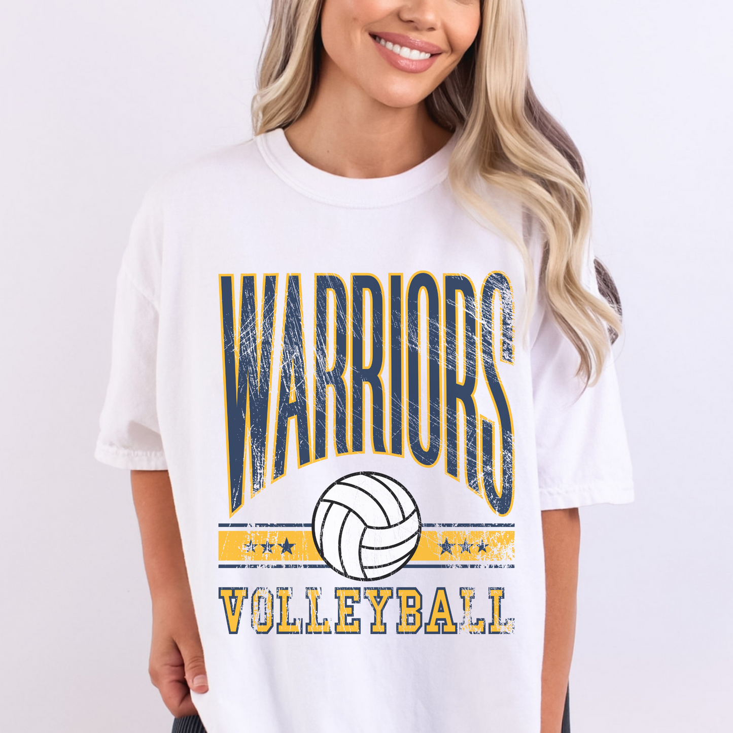 Warriors Volleyball Tee – Game Day Spirit Shirt