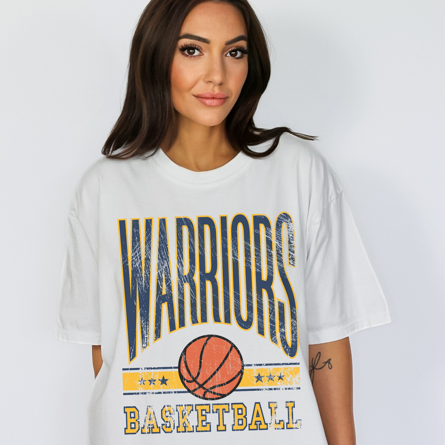 Warriors Basketball Graphic Tee – Game Day Spirit Shirt