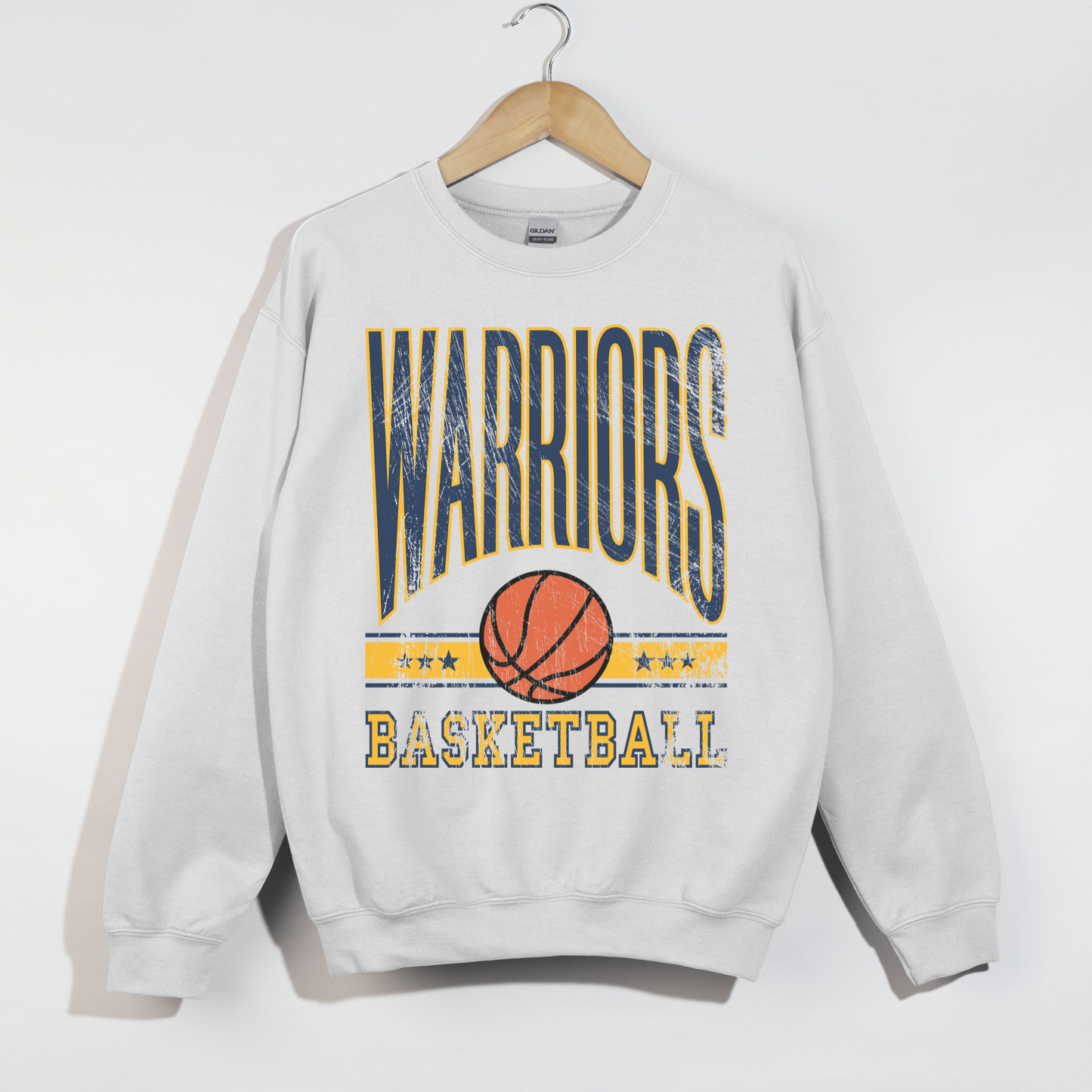 Warriors Basketball Sweatshirt | Game Day Crewneck