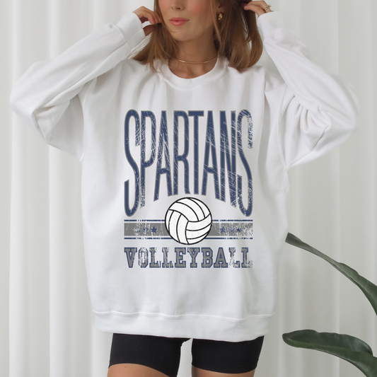 Spartans Volleyball Crewneck Sweatshirt