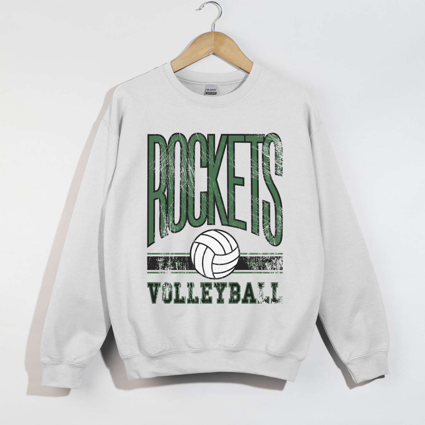 Rock Falls Rockets Volleyball Sweatshirt | Game Day Crewneck Spirit Wear