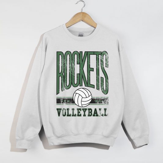 Rock Falls Rockets Volleyball Sweatshirt | Game Day Crewneck Spirit Wear