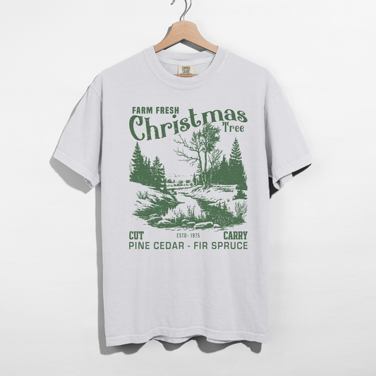 Farm Fresh Christmas Tree Graphic Tee